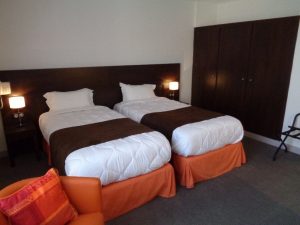 Chambre twin 20 hotel de Montaulbain